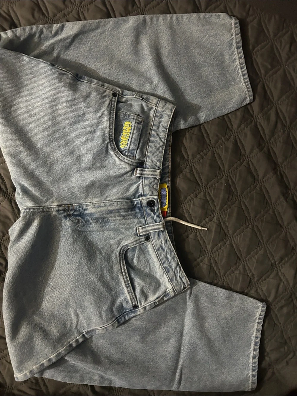 Empyre Light Blue Jeans with Embroidered Back Pocket